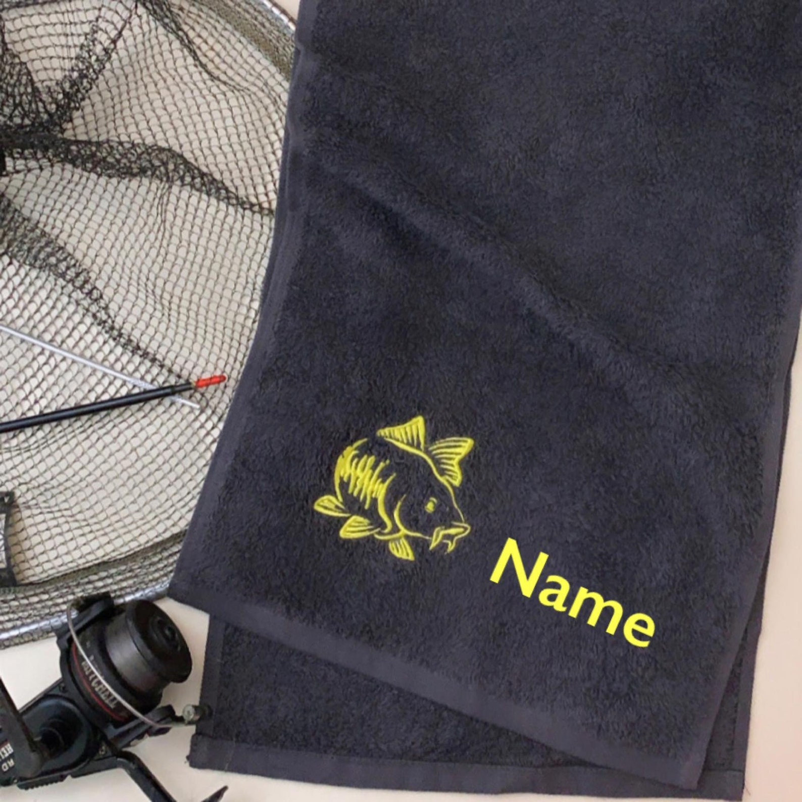 Fishing towel 100 soft cotton towelling handy size available Etsy