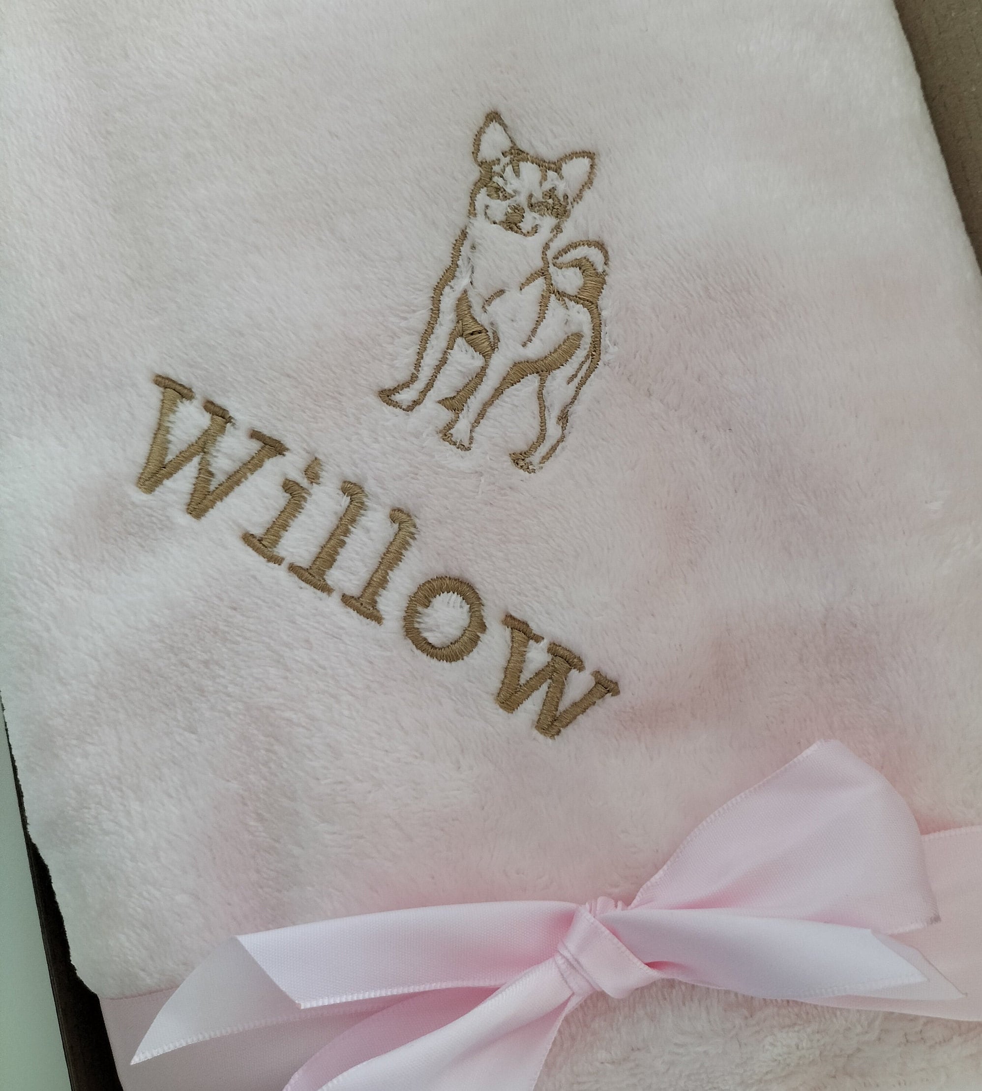 Personalised Embroidered Dog cat Puppy kitten Blanket. Can Be Plain With Paw Print Only or With Paw Print and Your Pet s Name. Etsy Canada