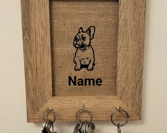 Personalised dog lead / key holder