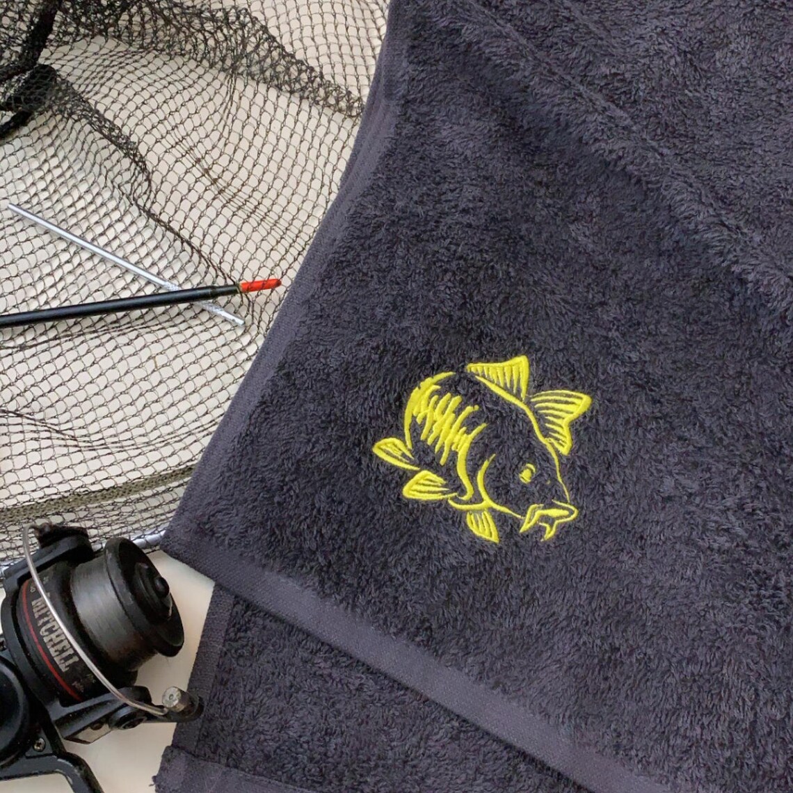 Fishing towel 100 soft cotton towelling handy size available Etsy