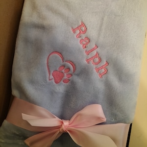 Dog blanket- Puppy blanket-Cat blanket-Kitten blanket-Personalised blanket