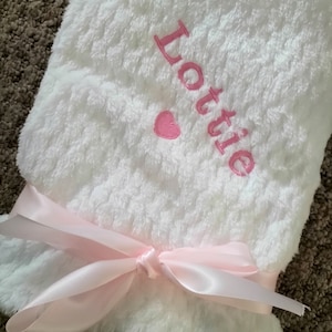 Personalised Embroidered Baby Blanket-Super Soft Baby Blanket-Baby Shower Gift-New Born Baby Gift-Baby Name Blanket- Personalised Baby Gift