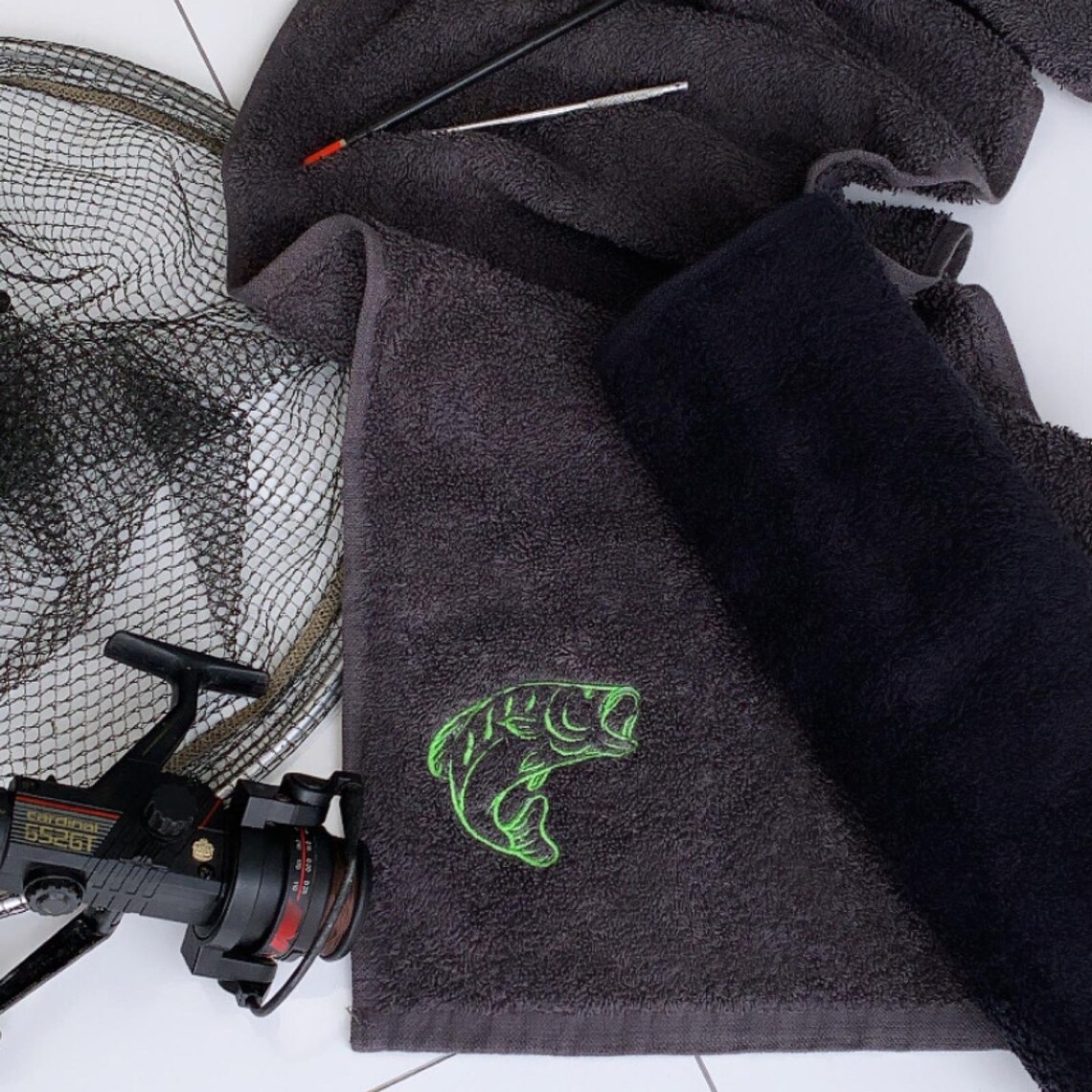 Fishing Towel 100 Soft Cotton Towelling Handy Size Available Etsy UK