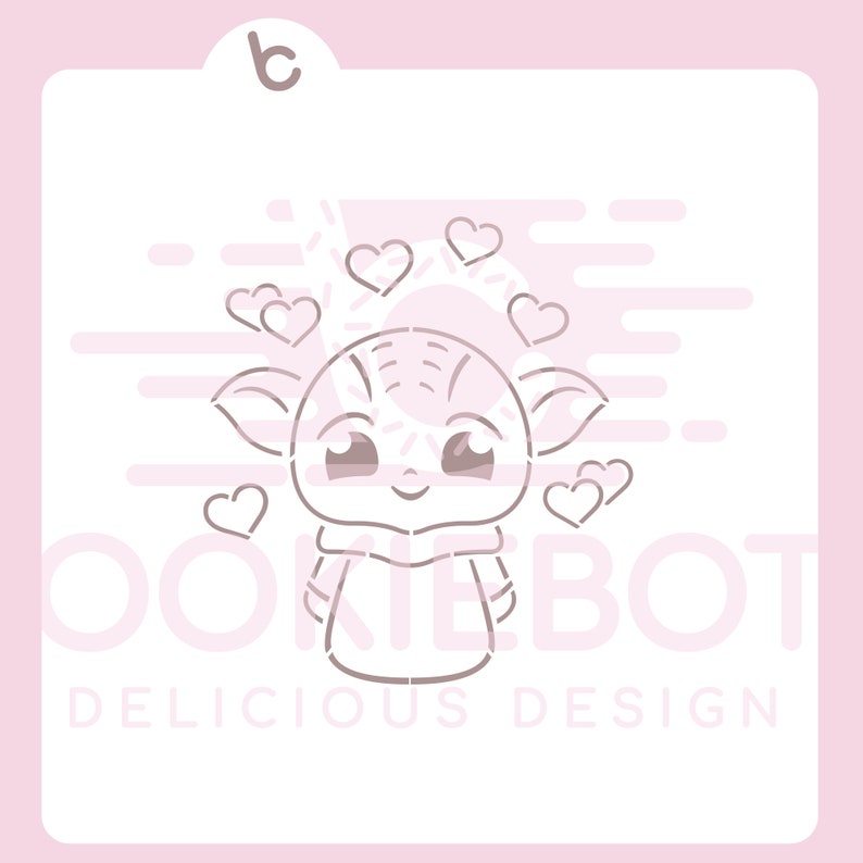 Free Free 207 Stencil Baby Yoda Outline Svg SVG PNG EPS DXF File