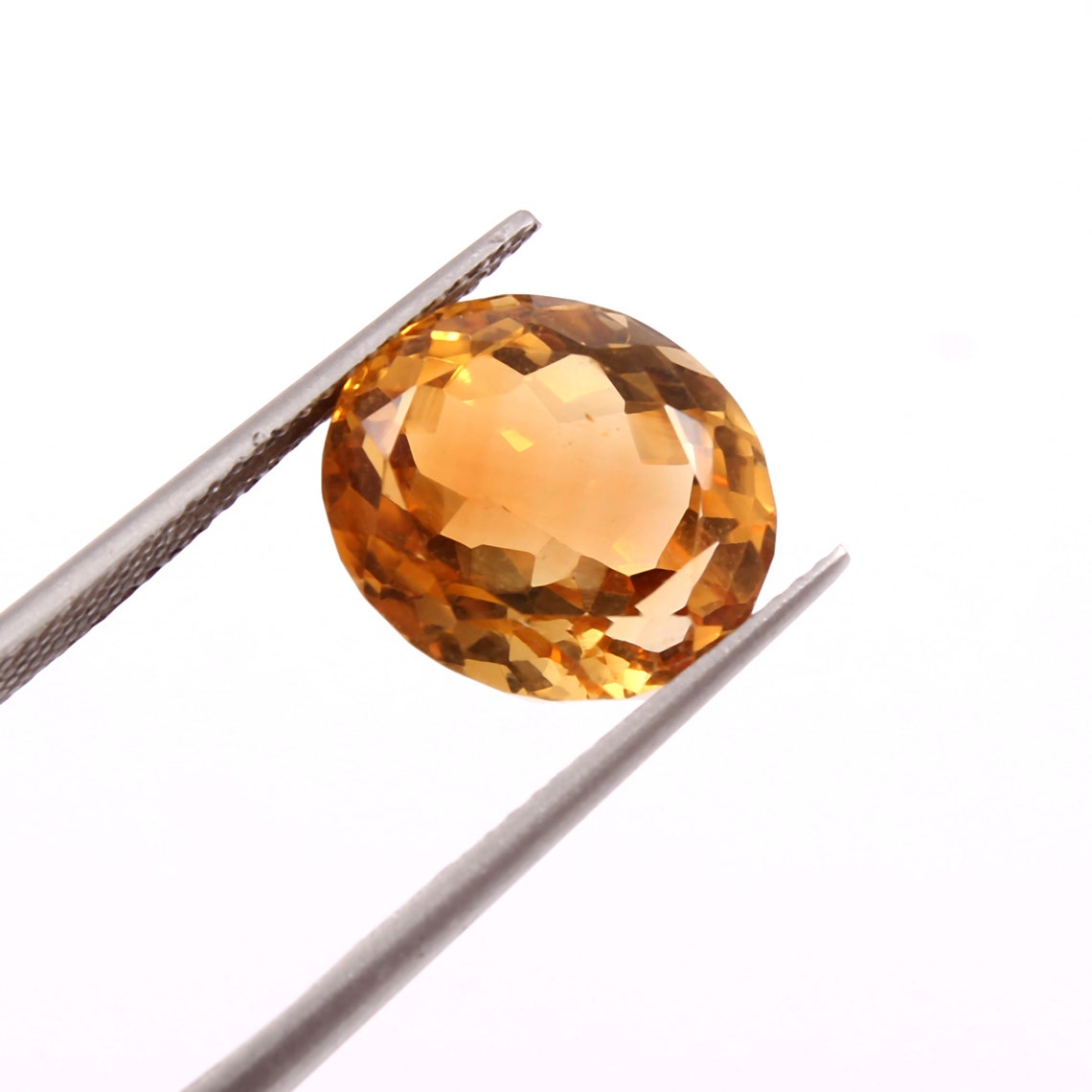 Citrien gefaceteerde steen 100% Natural Gemstone Citrien | Etsy