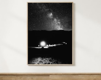 Mount Baker Milky Way Print, Washington State Fine Art Photography