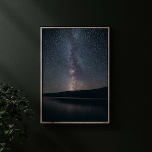 Milky Way wall decor Montana art print Celestial art print celestial wall decor galaxy hanging wall art fine wall decor gallery art print