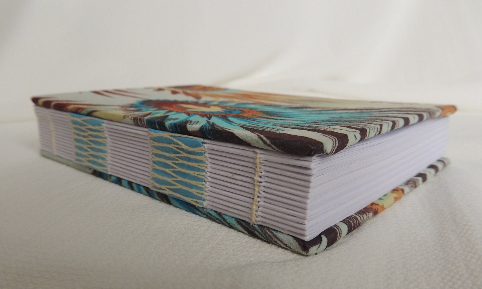 Handmade Book Cloth French Link binding Etsy