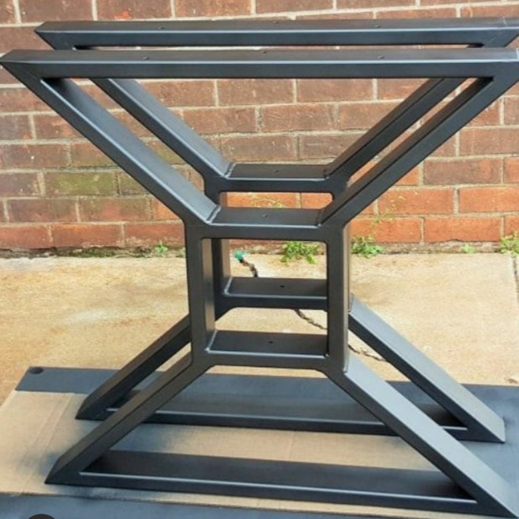 Rustic Table legs Rustic foots for office table Etsy