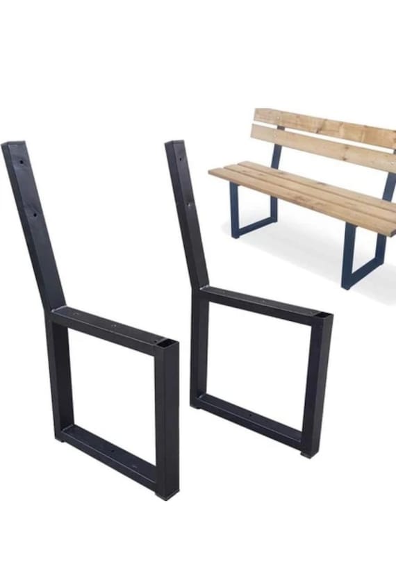 Garden Bench Leg 2 Pieces Metal Chair Legs Etsy Canada