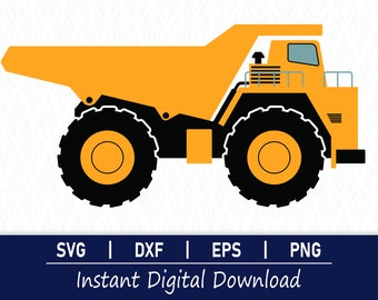Dump Truck svg - Instant Digital Download