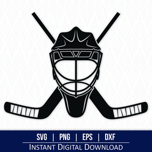 Hockey Goalie mask SVG