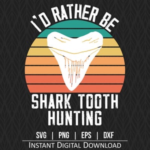 Shark Tooth svg, Shark Tooth Hunter svg, beach svg - Download digital instantâneo - svg, png, dxf e eps incluídos!
