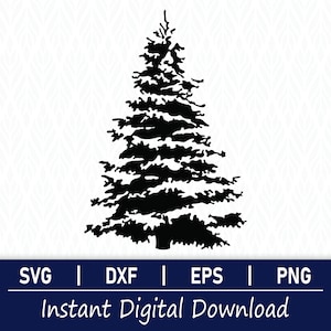Arbre de Noël SVG, fichier de coupe d'arbre de Noël, fichier de coupe d'arbre, arbre png