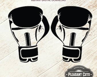 Boxing Gloves SVG: Boxer Clipart, Cut File (Digital Download)