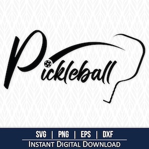 Pickleball SVG - Instant Digital Download - svg, png, dxf and eps included!