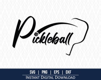 Pickleball SVG - Instant Digital Download - svg, png, dxf and eps included!