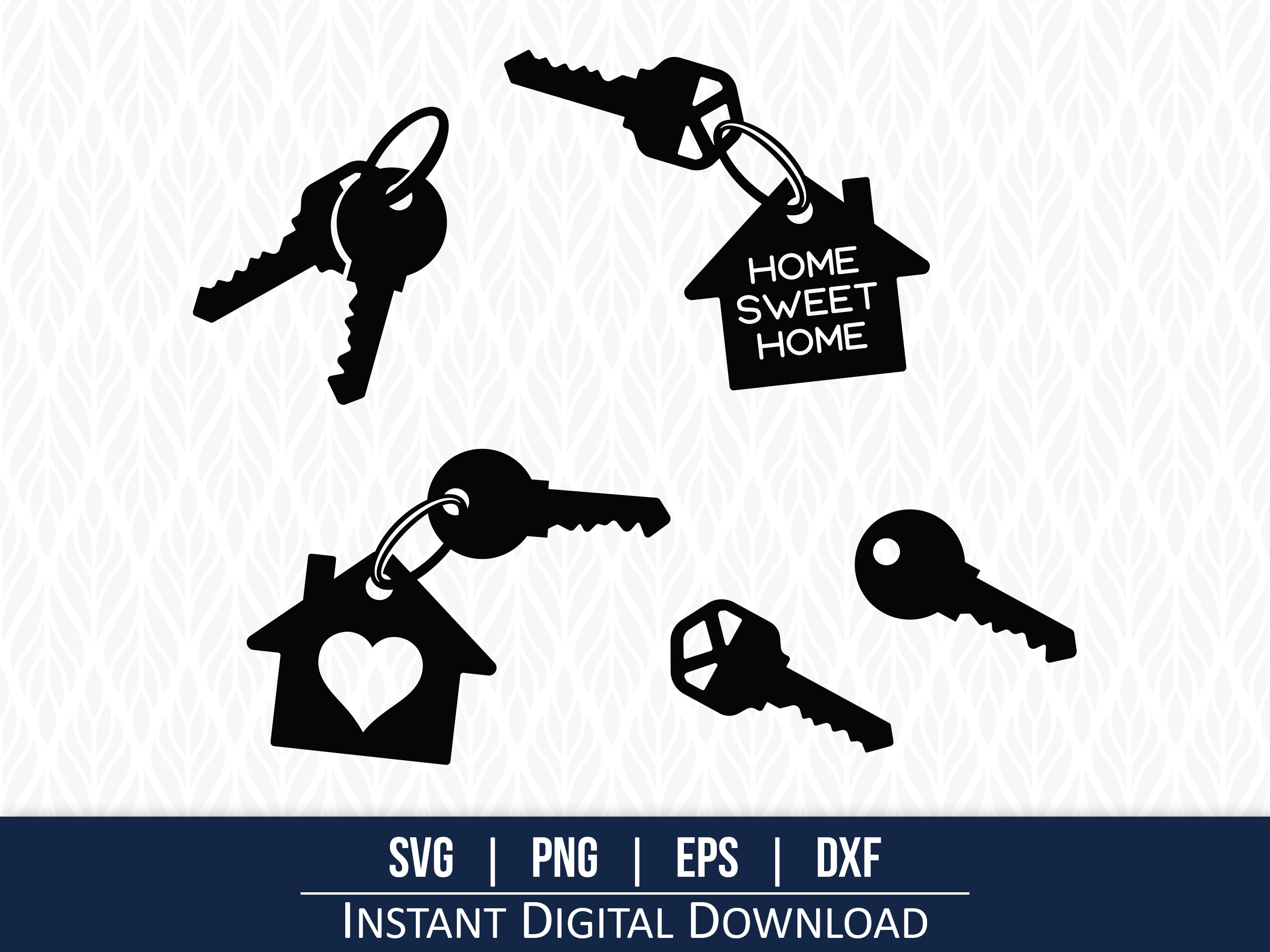 House Keys SVG Clipart Bundle: Realtor Graphics (digital Download) - Etsy
