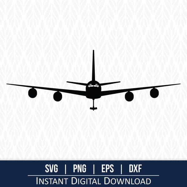 KC-135 Refueler SVG: Military Aircraft Clipart (Digital Download)