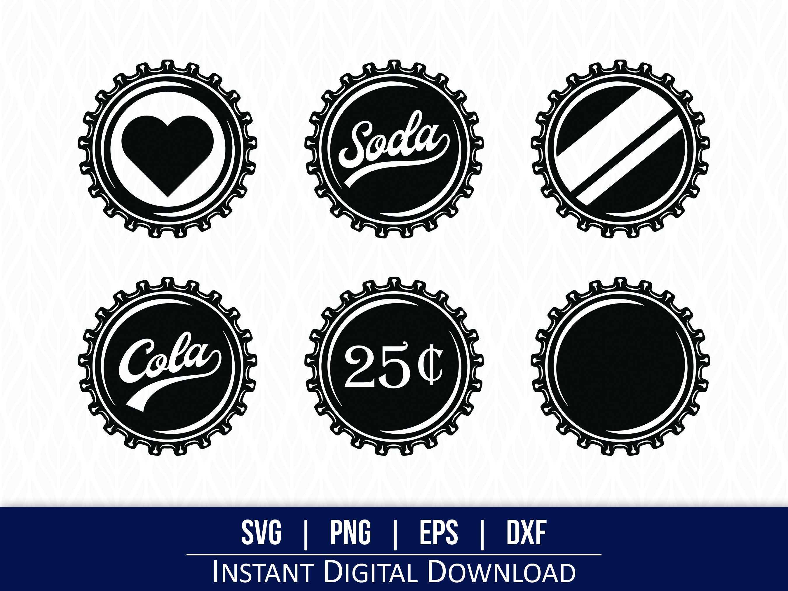 Bottle Cap SVG Soda Cap SVG Bottle Cap Clipart Bottle Top Etsy Australia