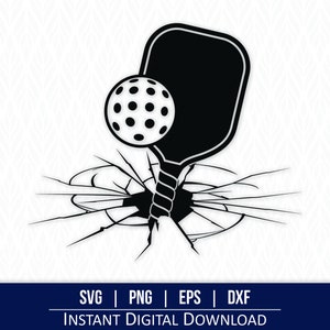 Pickleball SVG - Instant Digital Download - svg, png, dxf and eps included!