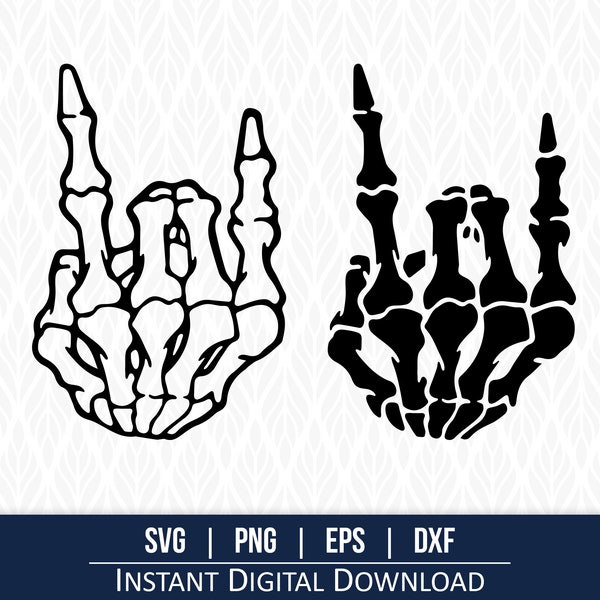 Rock On Hand SVG