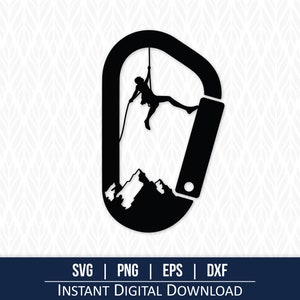 Rock Climbing SVG - Instant Digital Download - svg, png, dxf and eps included!