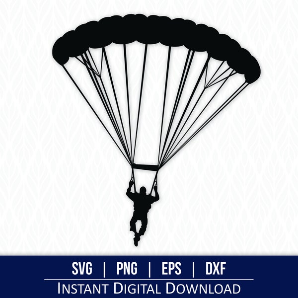 Skydiver SVG