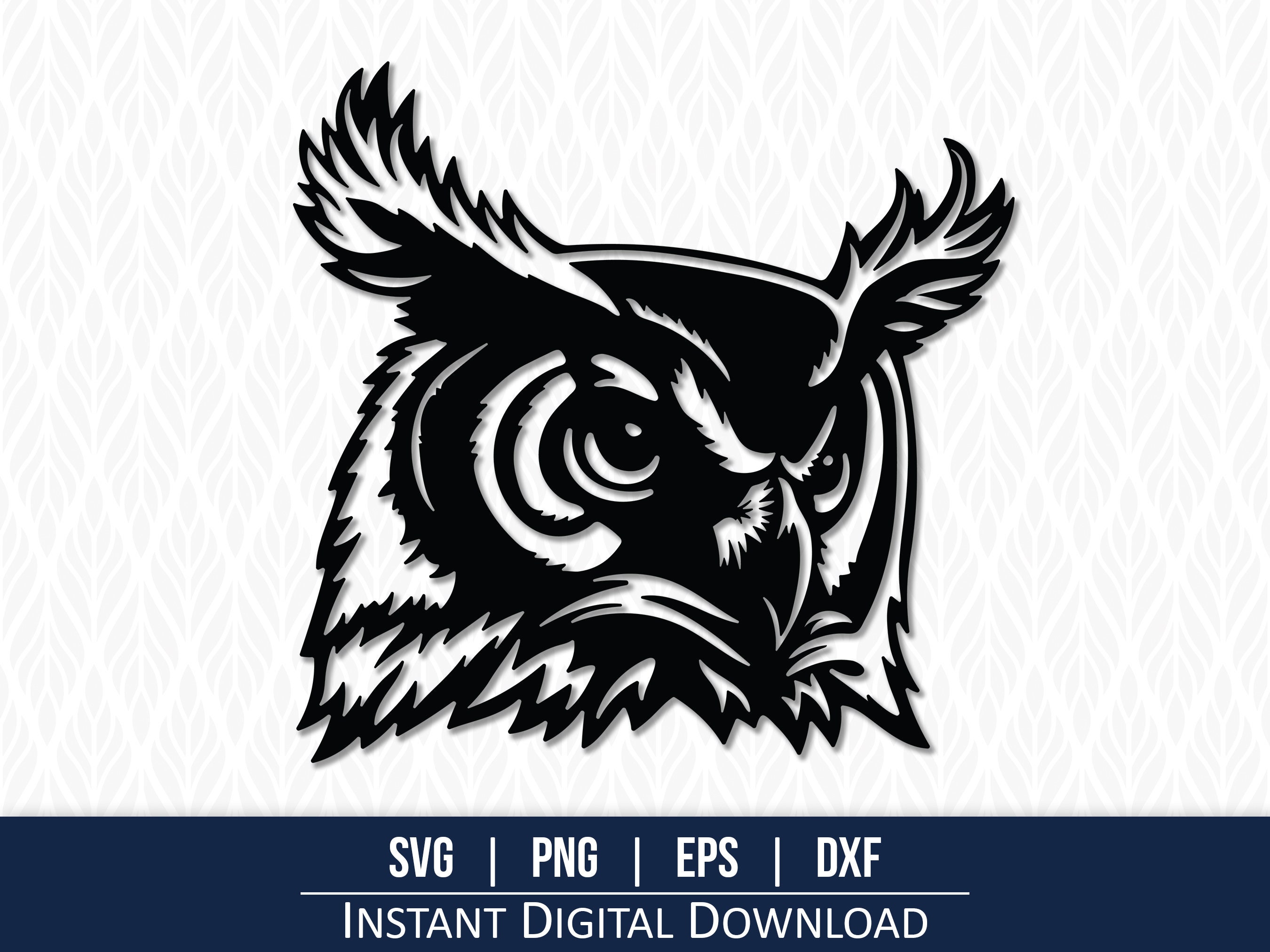 Owl svg, owl clipart, owl cut file - Instant Digital Download - svg, png, dxf and eps included!