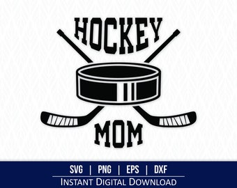 Hockey Mom Svg - Descarga digital instantánea - ¡Svg, png, dxf y eps incluidos!