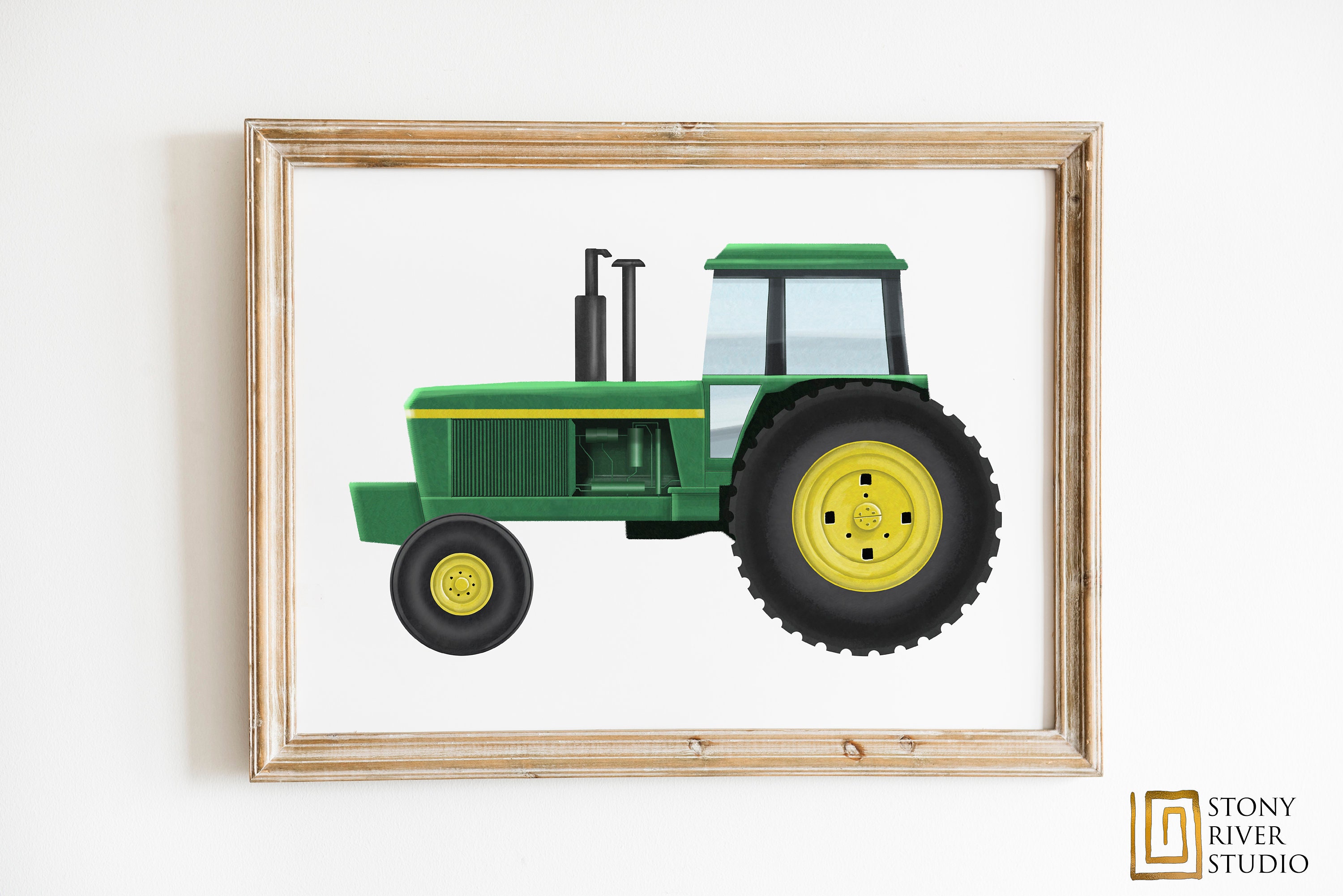 Tractor wall artdecor for boys who like tractorsfarmhouse Etsy