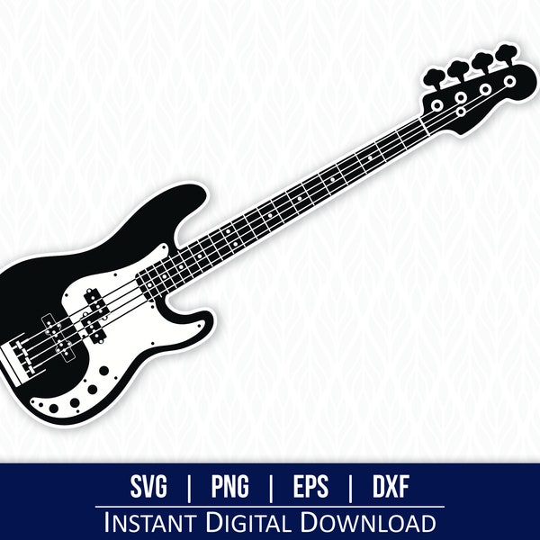 Bass Guitar SVG