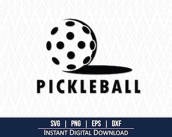 Pickleball SVG - Download digital instantâneo - svg, png, dxf e eps incluídos!