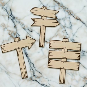 Wooden Signs SVG, Garden Sign, Plant labels svg, clipart, Laser Cut File - Instant Digital Download - svg, png, dxf and eps included!