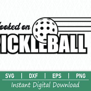 Pickleball SVG - Instant Digital Download - svg, png, dxf and eps included!