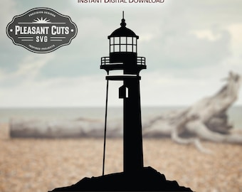 Lighthouse SVG Laser Cut File: Cricut, Silhouette (Digital Download)