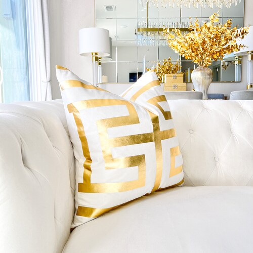 Luxury Rhinestone Throw Pillow Cover Etsy