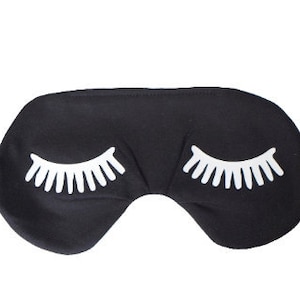 Large Silk Eyemask | Eyelash Eyemask | Large Sleepmask | Huge Eye Mask | Blackout Sleep Masks | Gifts for her | Oversized EyeMasks | Eyelash