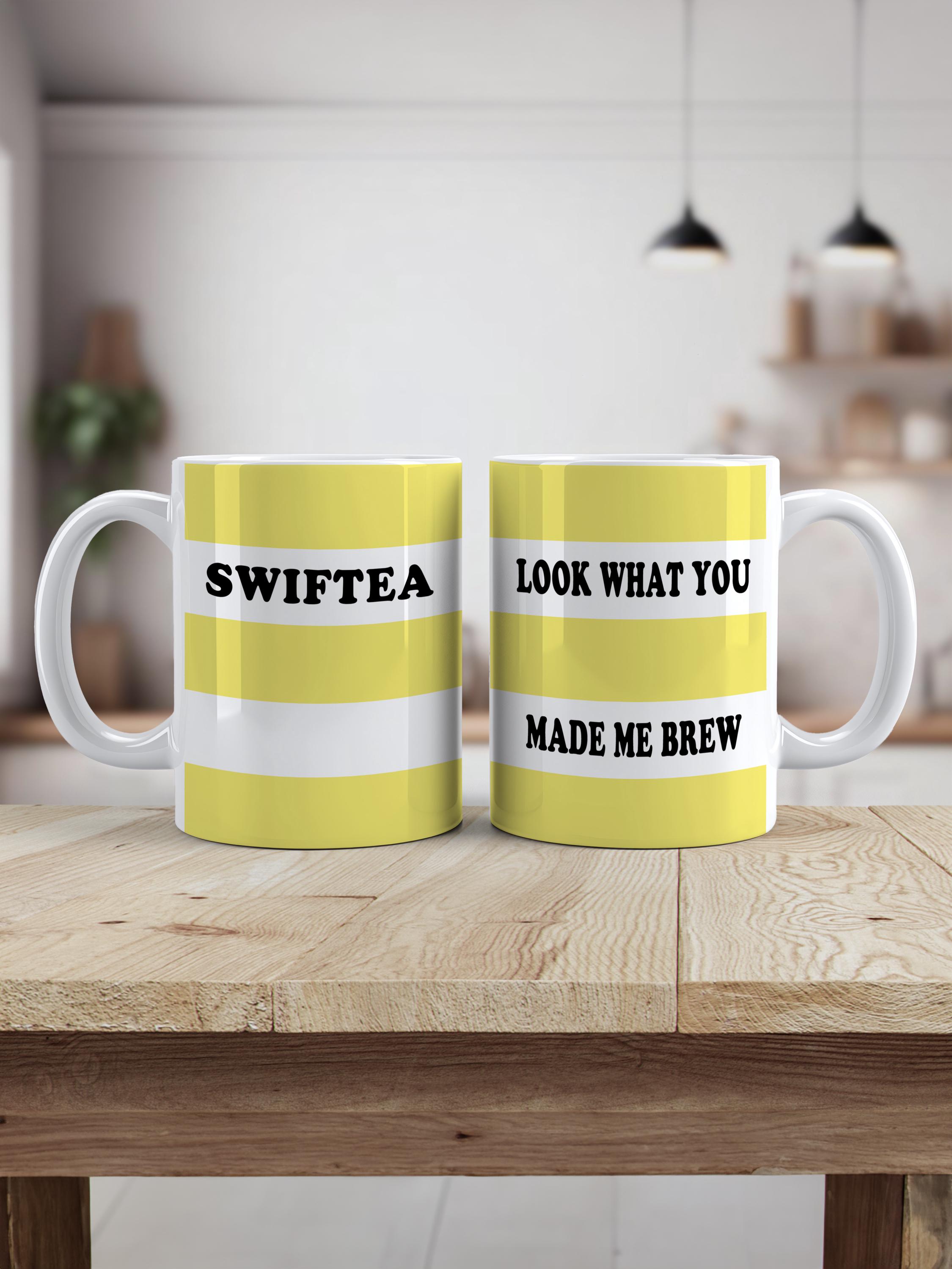Funny 'Swiftea' Coffee Mug, 11oz Ceramic Best Friend Gift For Coffee & Tea Lovers