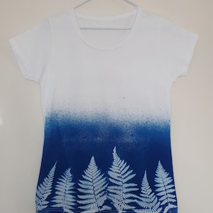 Camiseta cianotipia