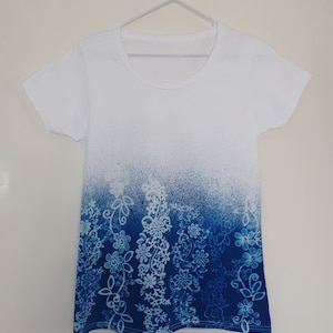 Camiseta cianotipia