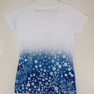 T-shirt cyanotypé