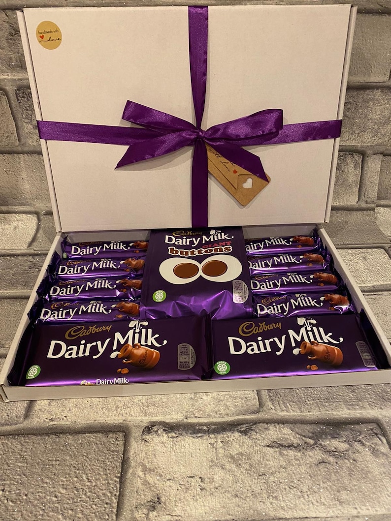 Cadburys Dairy Milk Large Chocolate Gift Box Hamper Present Etsy UK
