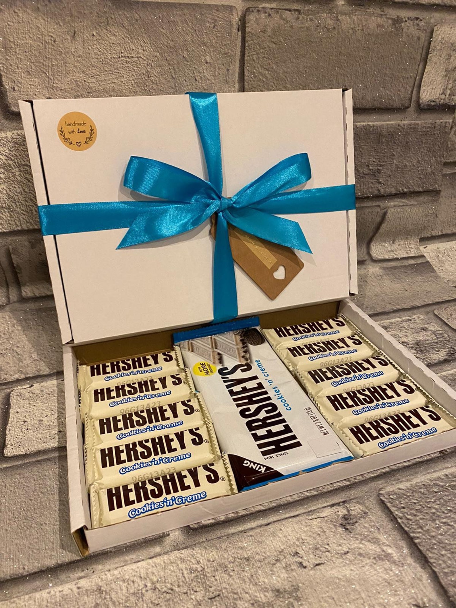 Hersheys Cookies and Cream Chocolate Bar Gift Box Present Etsy