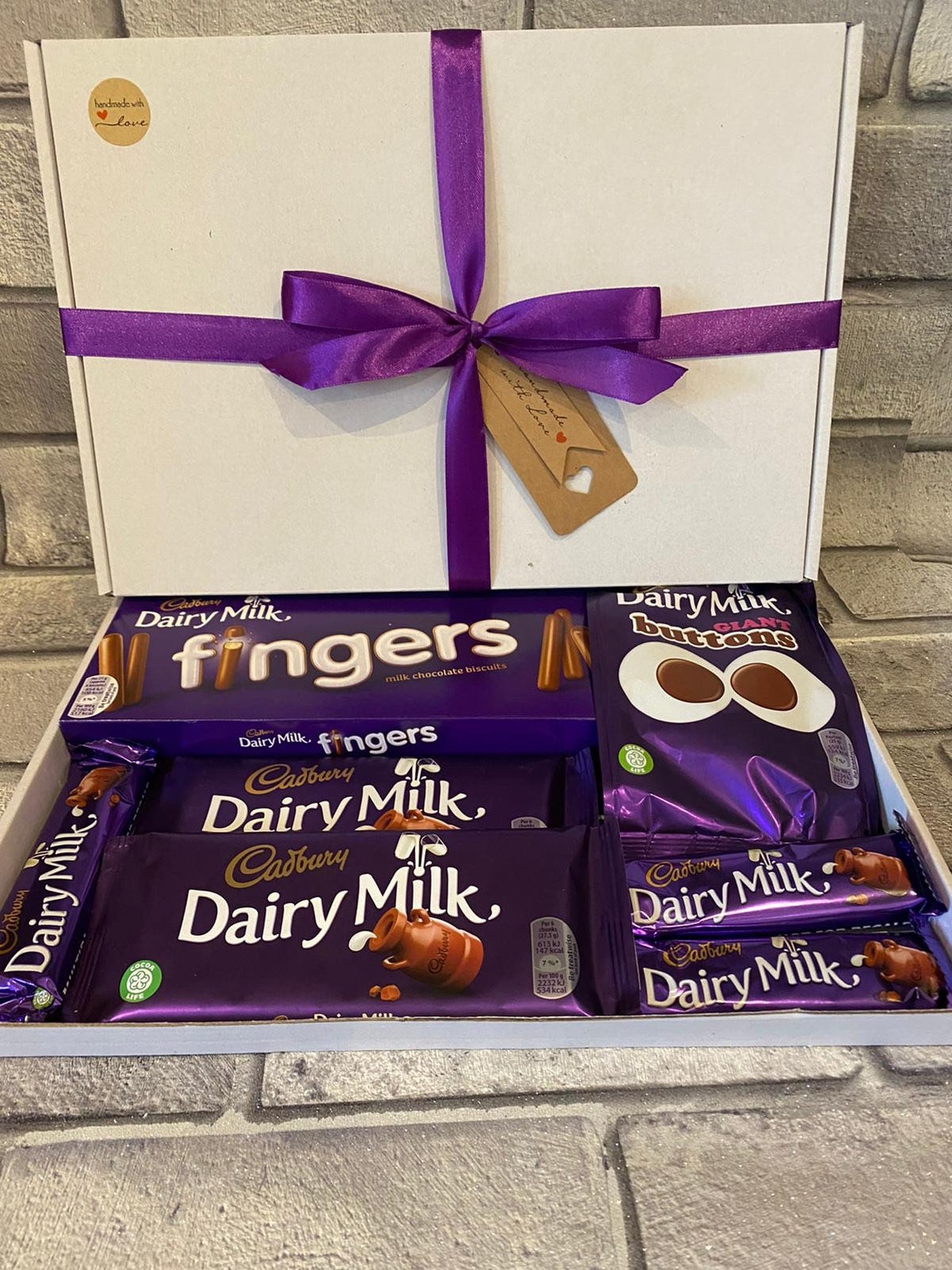 Large Cadbury Dairy Milk Fingers Buttons Chocolate Gift Box Etsy.de