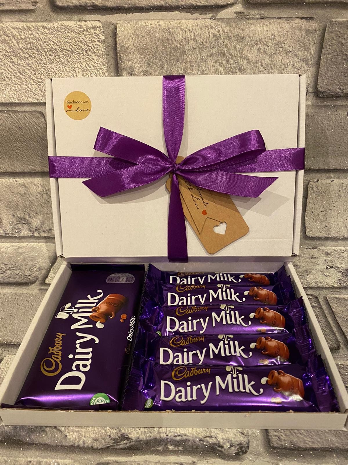 Cadburys Dairy Milk Chocolate Gift Box Letterbox Gift Present Etsy My