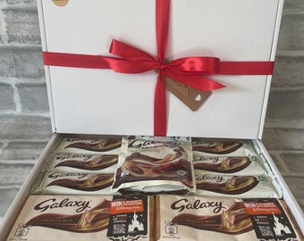 Large Galaxy Milk Chocolate Gift Box Hamper Christmas Birthday Gift
