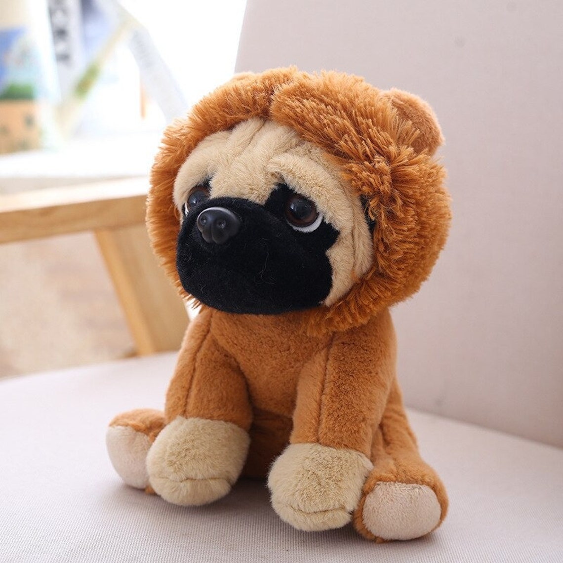 Teddy Bear Plush Pug Cute Pug Toy Toy for Kids Gift for Etsy