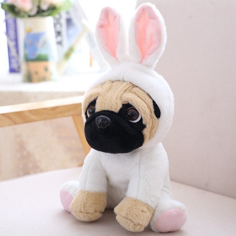 Teddy Bear Plush Pug Cute Pug Toy Toy for Kids Gift for Etsy