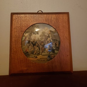 Antique Prattware Pot Lid